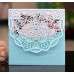 Holiday Greeting Card Wedding Supplies Laser Cut Paper Square Invitation Customization